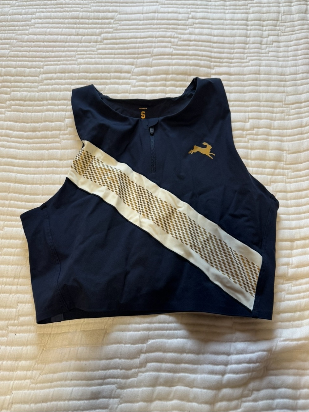 Tracksmith -  Strata Zip Bra - Picture 3 of 4